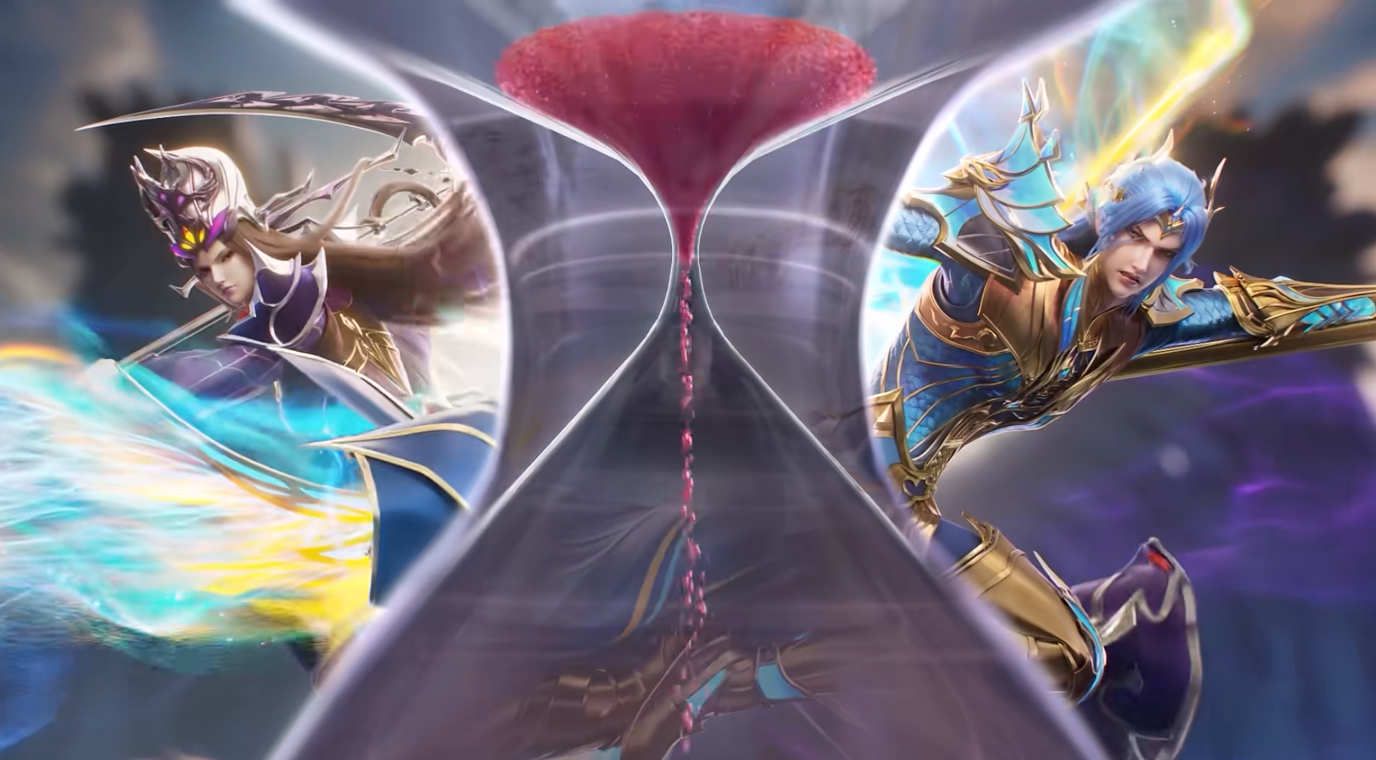 天赋系统三页分栏界面特写：左侧‘魂环页’图标为旋转金环，中部‘武魂页’图标为蓝银草与八蛛矛交织图腾，右侧‘通用页’图标为盾剑交叠徽章，三页进度条均显示70%以上点亮状态