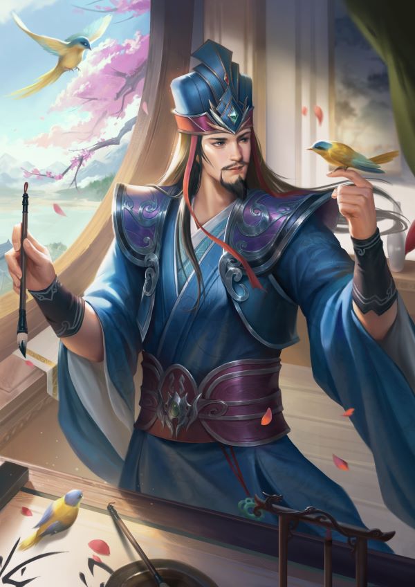 《三国杀OL》活动界面截图：左侧滚动展示‘传说武将5折’标签，中央醒目显示‘荀攸’‘芳兰’头像与 slashed原价/现价对比，右侧为‘登录领十连龙珠’进度条