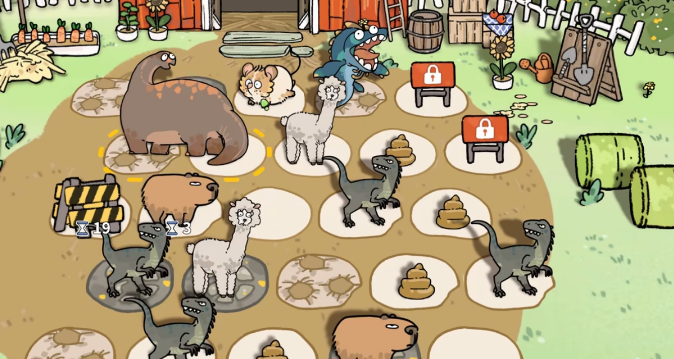 经济系统界面截图：中央为动态跳动的金币瀑布流数字（显示‘+98,765,432,109’），左侧柱状图展示当前五种稀有资源价格波动曲线，右下角悬浮着正在倒计时的‘远古交易所’活动入口，界面边缘闪烁着恐龙爪印形状的交易提示